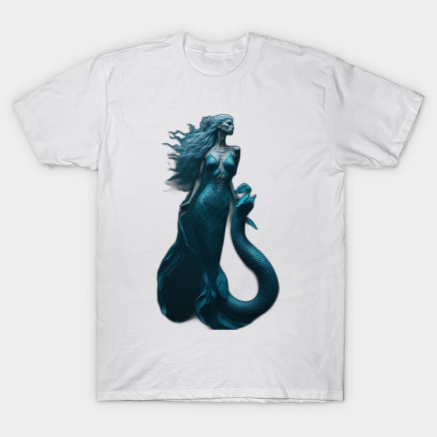 All Hallows Eve Mermaid T-Shirt by MGRCLimon